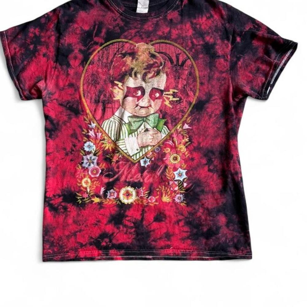 Red Tie Dye Graphic Tee – Grunge Alternative M/L